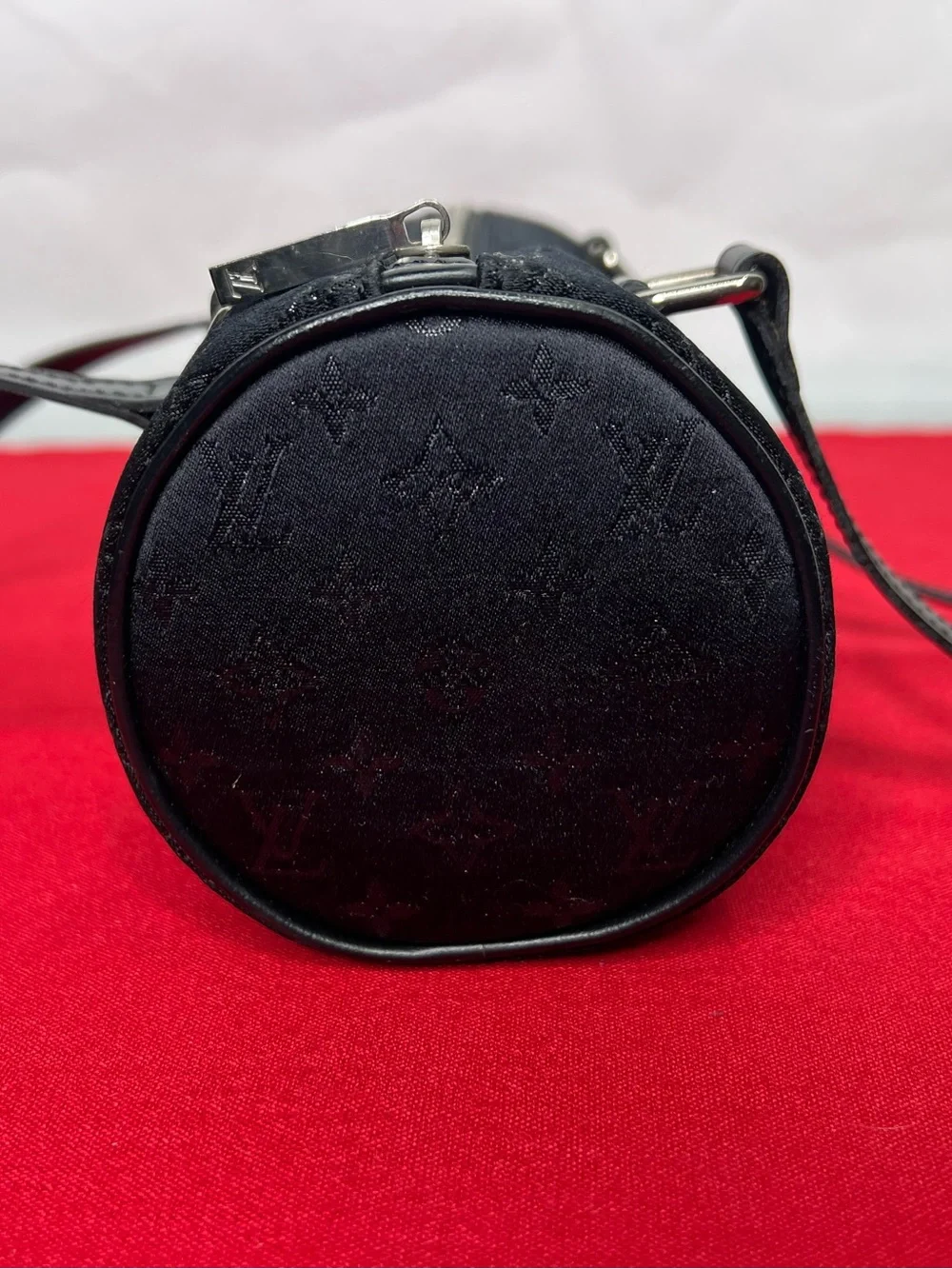 Louis Vuitton Little Papillon Black Monogram Barrel Duffel Bag Bag Mini Bag